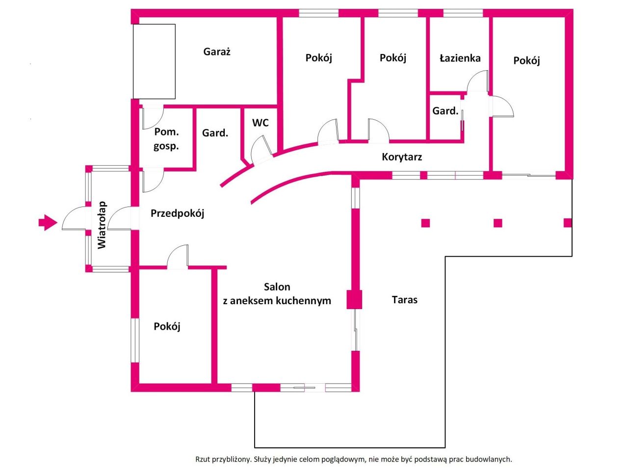 dom wolnostojący, 5 pokoi Złotokłos, ul. Słoneczna. Zdjęcie 16