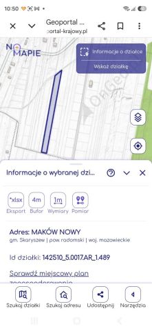 Działka rolna Maków Nowy. Zdjęcie 1