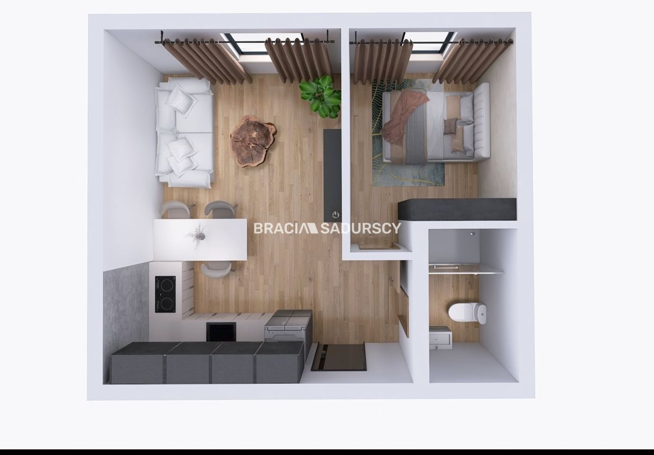 Mieszkanie 2-pokojowe Kraków Nowa Huta, os. Sportowe. Zdjęcie 12