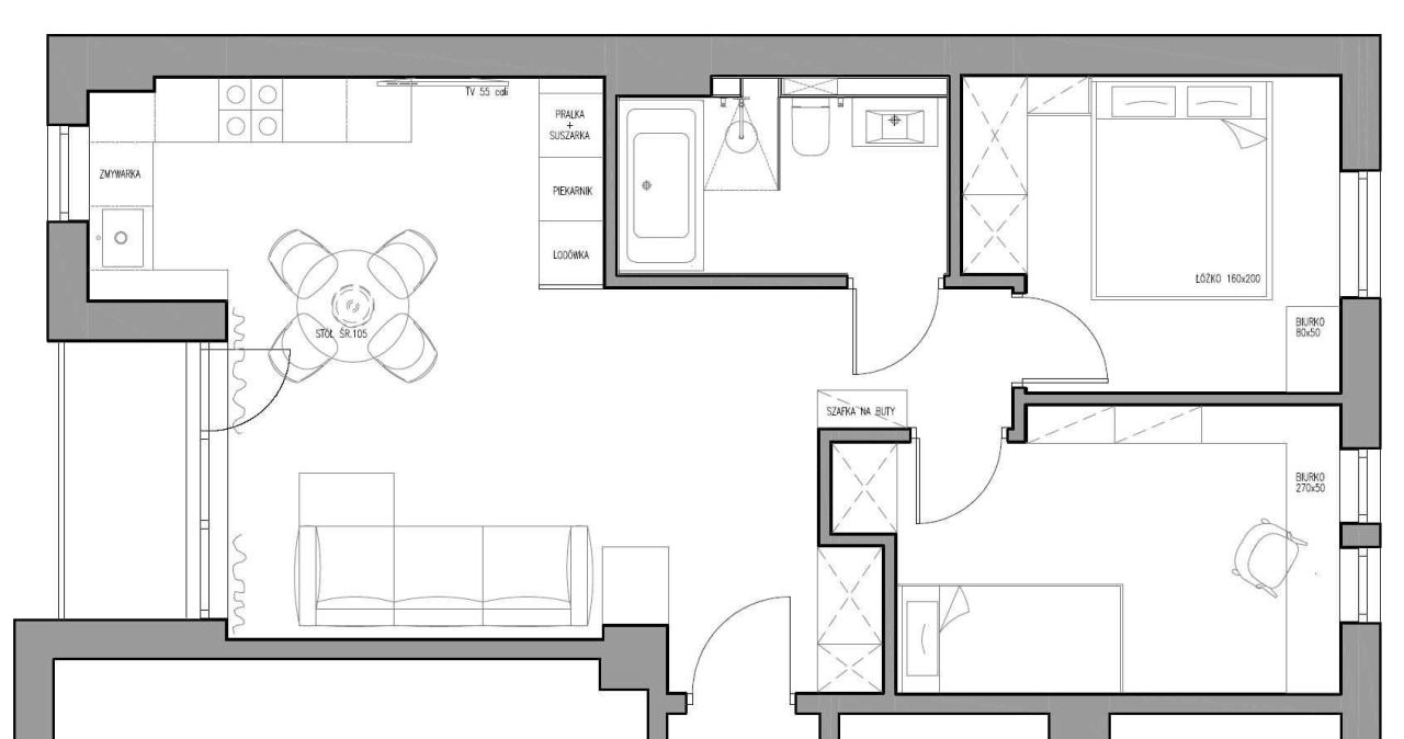 Mieszkanie 3-pokojowe Warszawa Praga-Północ, ul. Środkowa. Zdjęcie 8