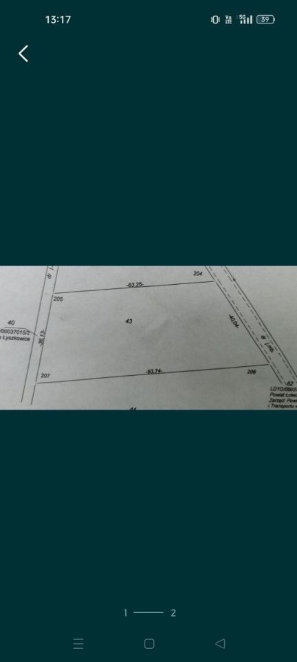 Działka budowlana Uchań Dolny. Zdjęcie 2