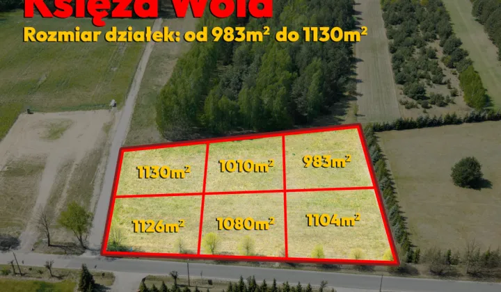 Działka inwestycyjna Księża Wola