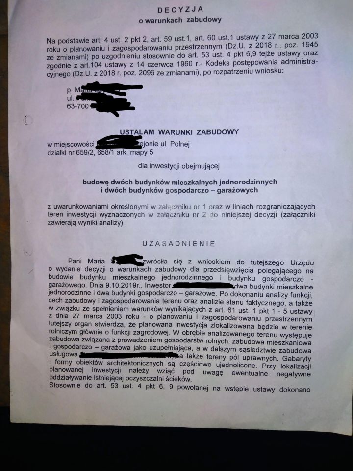 Działka budowlana Osusz. Zdjęcie 4