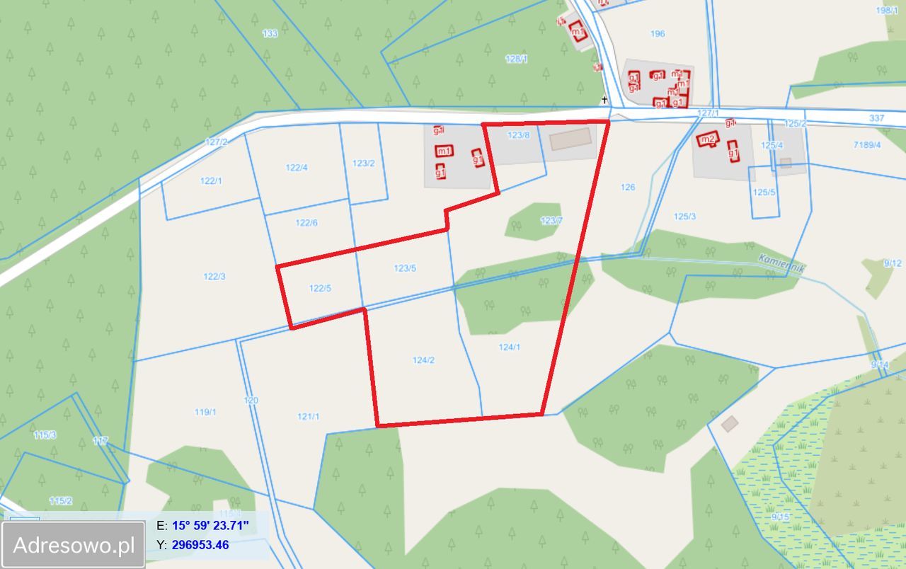 Działka inwestycyjna Nowe Kwiejce. Zdjęcie 2