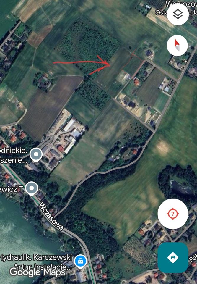 Działka rolno-budowlana Karbowo, ul. Wąwozowa