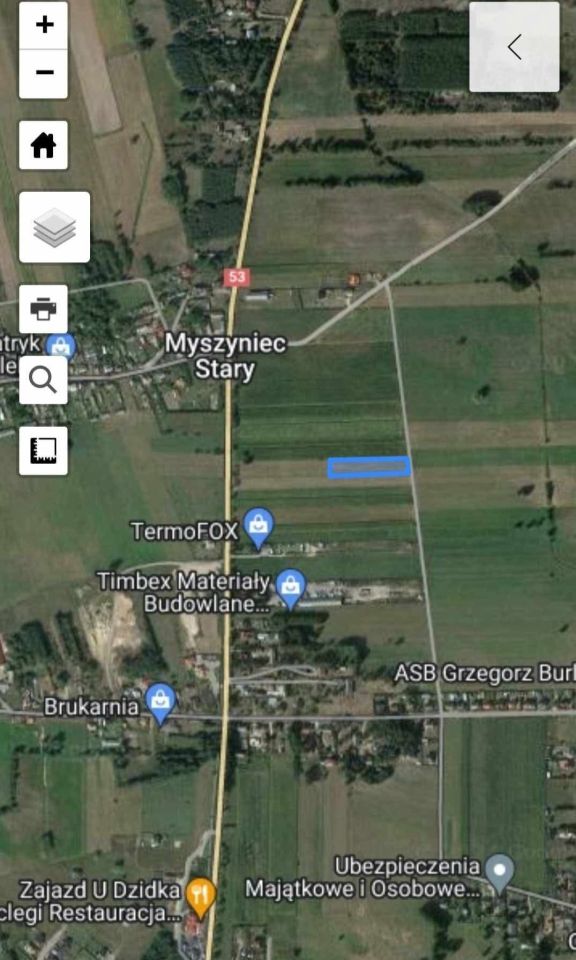 Działka rolno-budowlana Myszyniec Stary. Zdjęcie 2