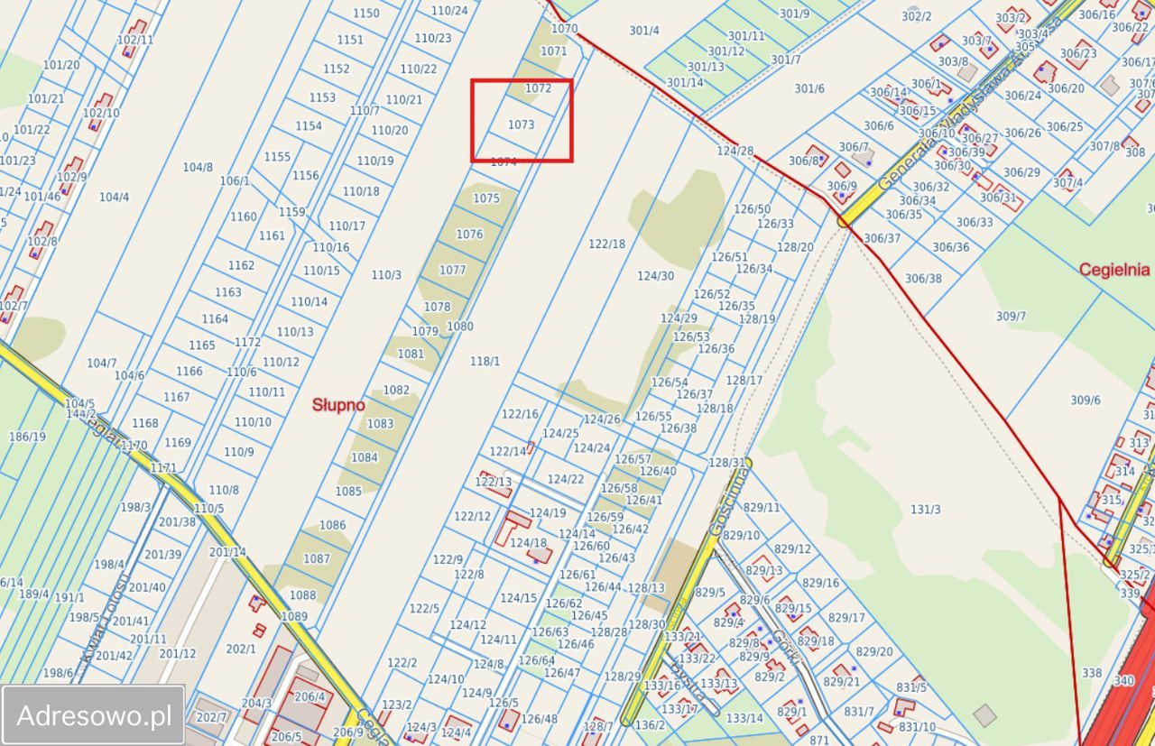 Działka budowlana Słupno, ul. Ceglana. Zdjęcie 2