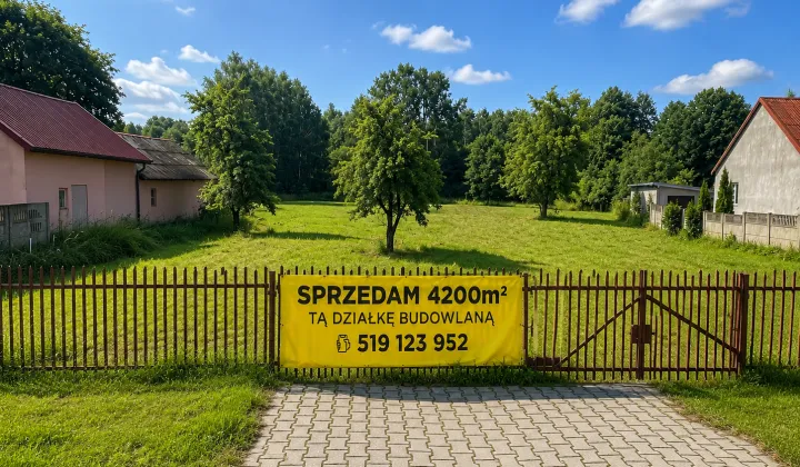 Działka budowlana Chlewiska, Szkolna