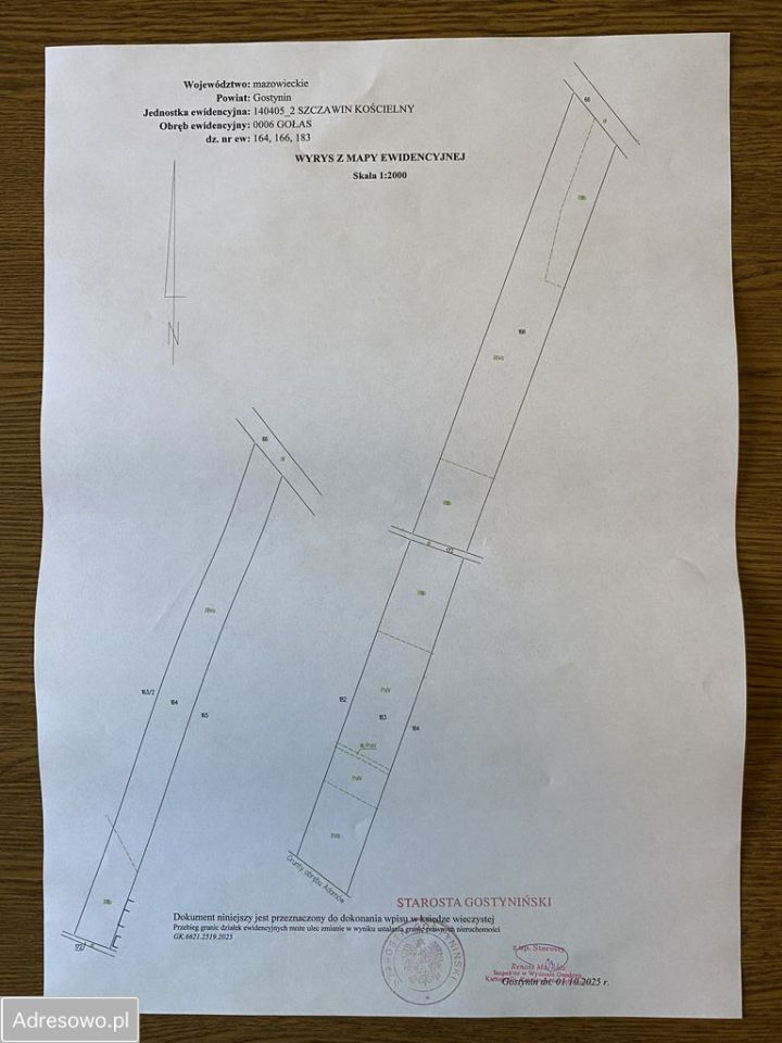Działka rolna Gołas. Zdjęcie 3
