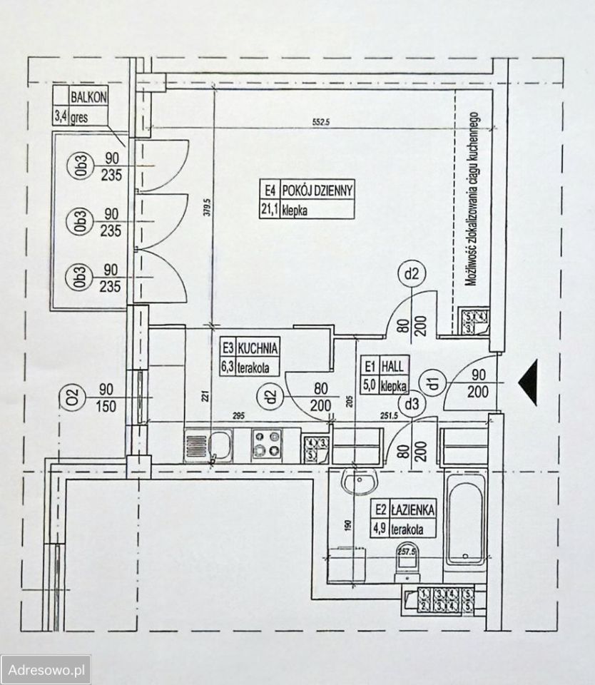 Mieszkanie 2-pokojowe Warszawa Praga-Południe, ul. gen. Augusta Emila Fieldorfa "Nila". Zdjęcie 3