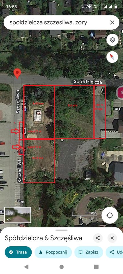 Działka budowlana Żory Osiny, ul. Szczęśliwa