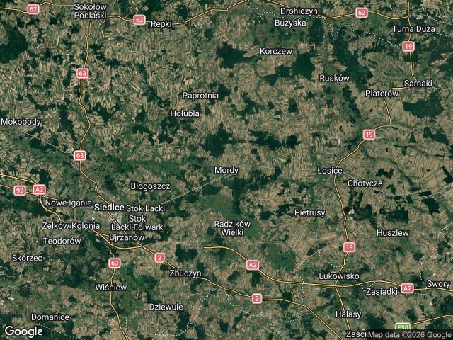 Działka budowlana Mordy. Zdjęcie 1