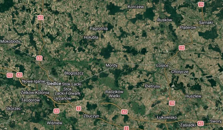 Działka budowlana Mordy