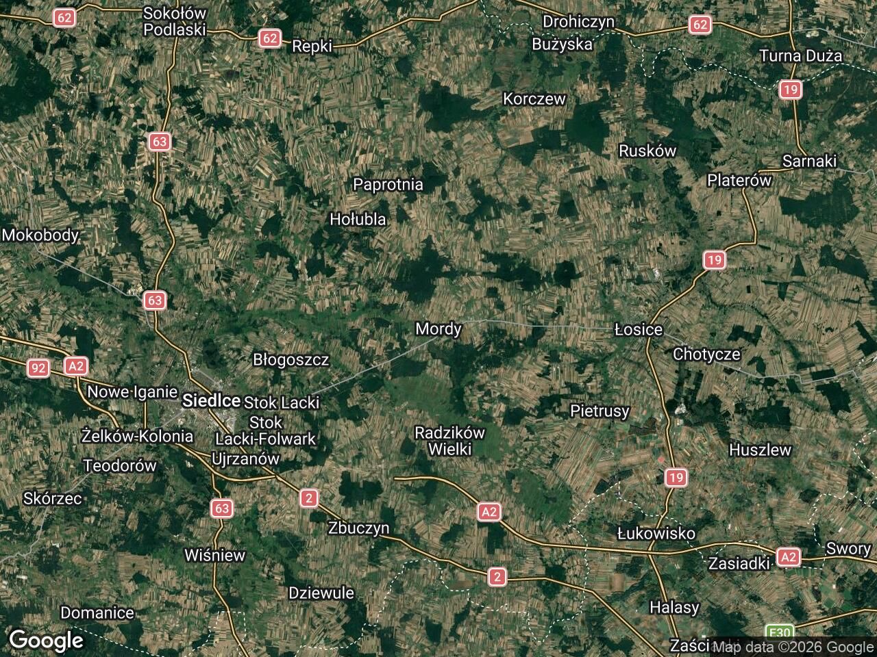Działka budowlana Mordy. Zdjęcie 1