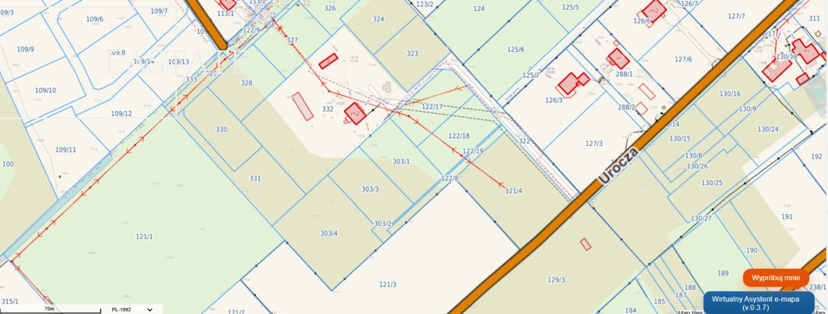 Działka budowlana Słomczyn, ul. Urocza. Zdjęcie 5