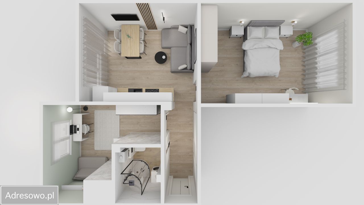 Mieszkanie 3-pokojowe Tychy Centrum, ul. Stefana Grota-Roweckiego. Zdjęcie 9