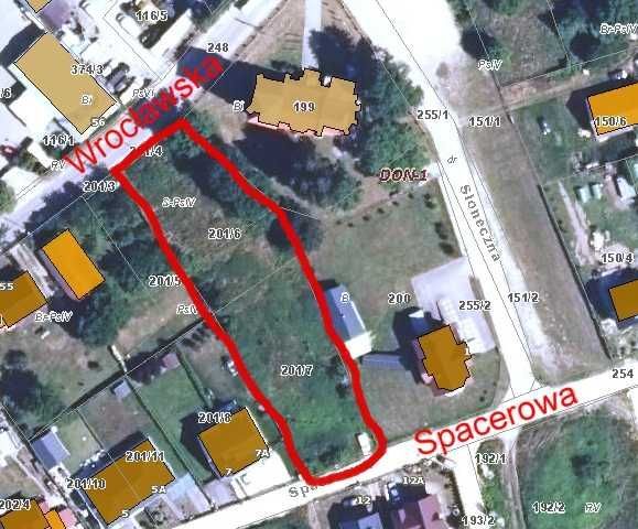 Działka budowlana Domaszczyn, ul. Spacerowa. Zdjęcie 1