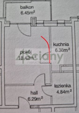 Mieszkanie 1-pokojowe Warszawa Mokotów, ul. Wyględowska. Zdjęcie 3