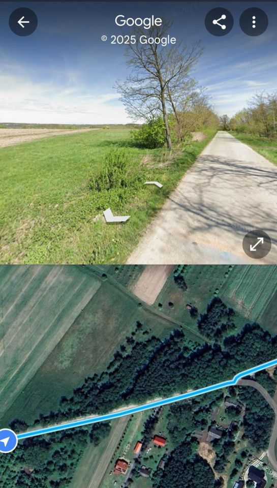 Działka rolna Gadawa