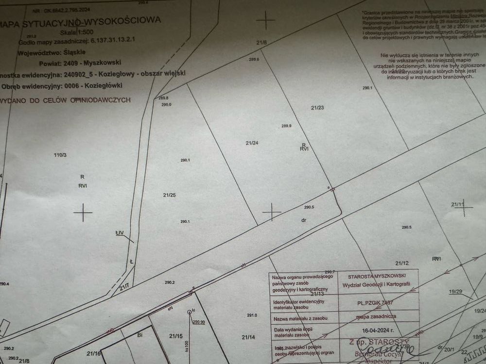 Działka budowlana Koziegłówki. Zdjęcie 2