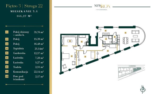 Mieszkanie 5-pokojowe Łódź, park im. Andrzeja Struga. Zdjęcie 10