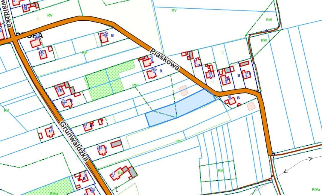 Działka budowlana Prószków, ul. Piaskowa. Zdjęcie 2
