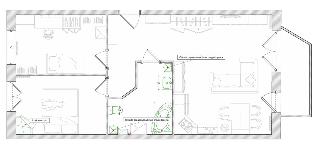Mieszkanie 3-pokojowe Olsztyn Kormoran, ul. Wincentego Pstrowskiego. Zdjęcie 25