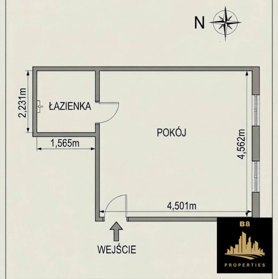 Mieszkanie 1-pokojowe Nowy Dwór Mazowiecki Centrum, ul. Zakroczymska. Zdjęcie 16
