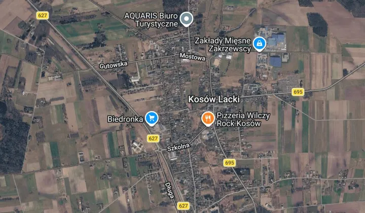 Działka budowlana Kosów Lacki, ul. Nowa