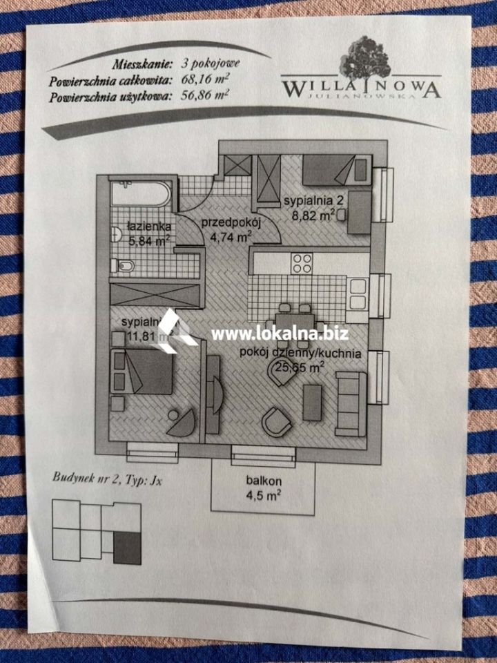 Mieszkanie 3-pokojowe Józefosław, ul. Alaski. Zdjęcie 47