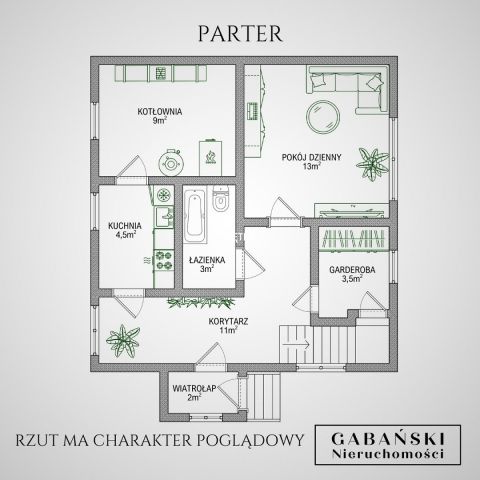 dom wolnostojący, 5 pokoi Tarnowiec, ul. Tarnowska. Zdjęcie 16
