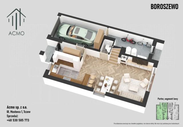 bliźniak, 4 pokoje Boroszewo. Zdjęcie 4