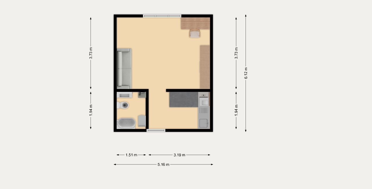 Mieszkanie 1-pokojowe Warszawa Wola, ul. Mordechaja Anielewicza. Zdjęcie 10