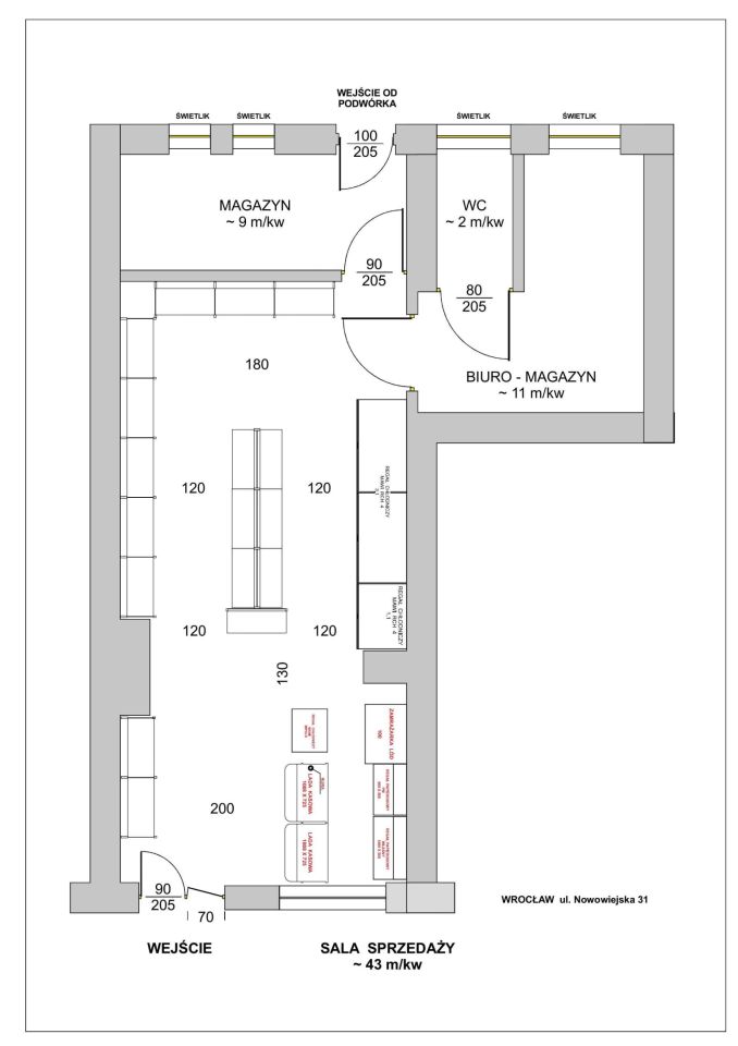 Lokal Wrocław Śródmieście, ul. Nowowiejska. Zdjęcie 8