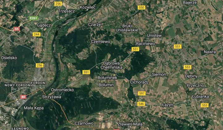 Działka budowlana Dąbrowa Chełmińska