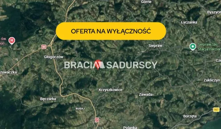 Działka budowlana Myślenice