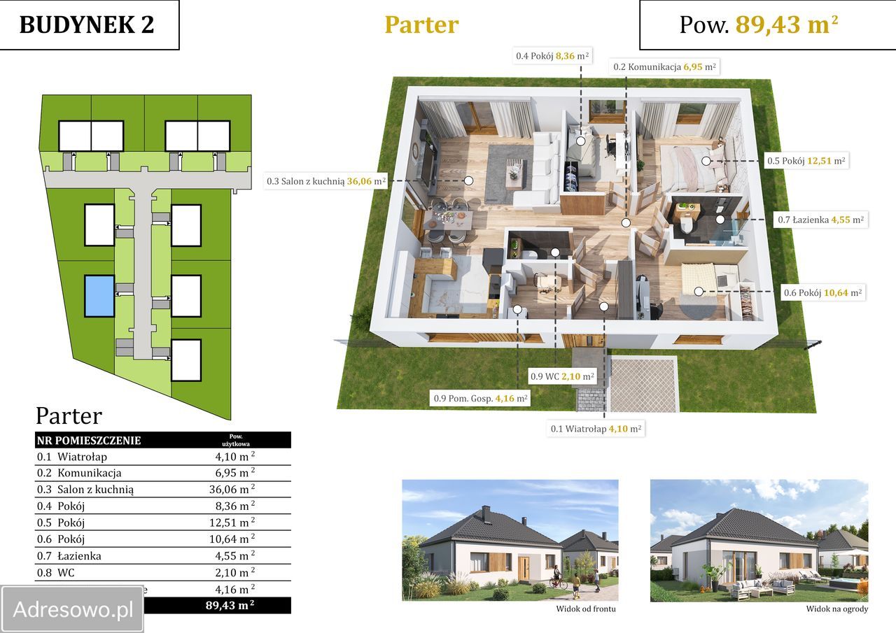 dom wolnostojący, 3 pokoje Dobroszów Oleśnicki, ul. Grecka. Zdjęcie 6