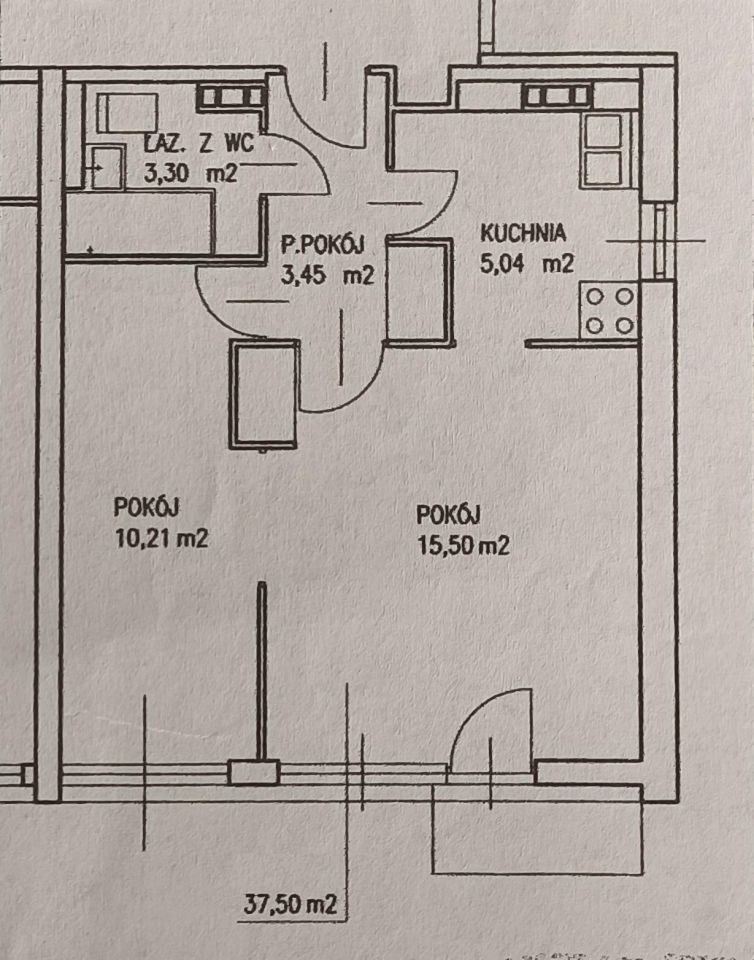 Mieszkanie 2-pokojowe Warszawa Żoliborz, ul. Zygmunta Krasińskiego. Zdjęcie 15