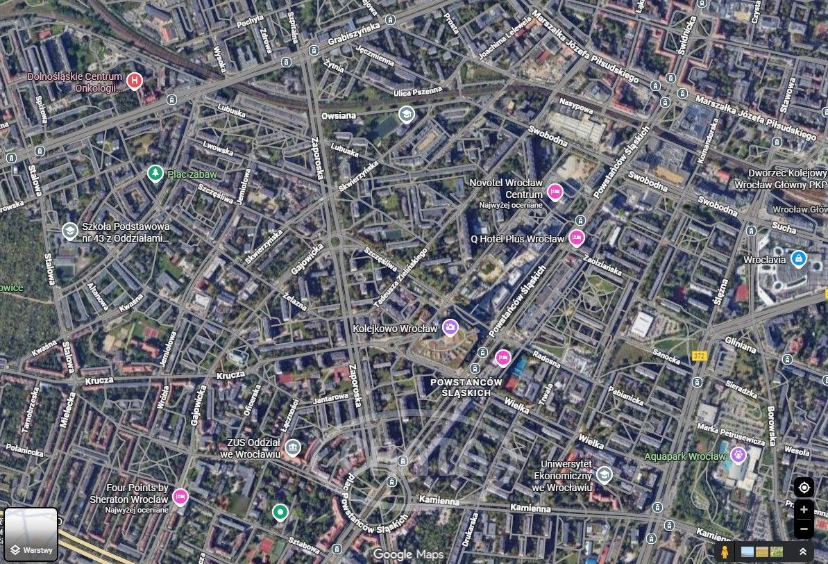 Działka inwestycyjna Wrocław Krzyki, ul. Gajowicka