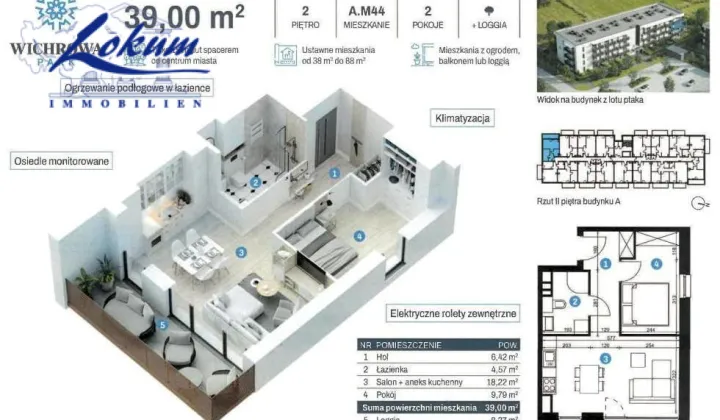Mieszkanie 2-pokojowe Gostyń, ul. Wichrowa