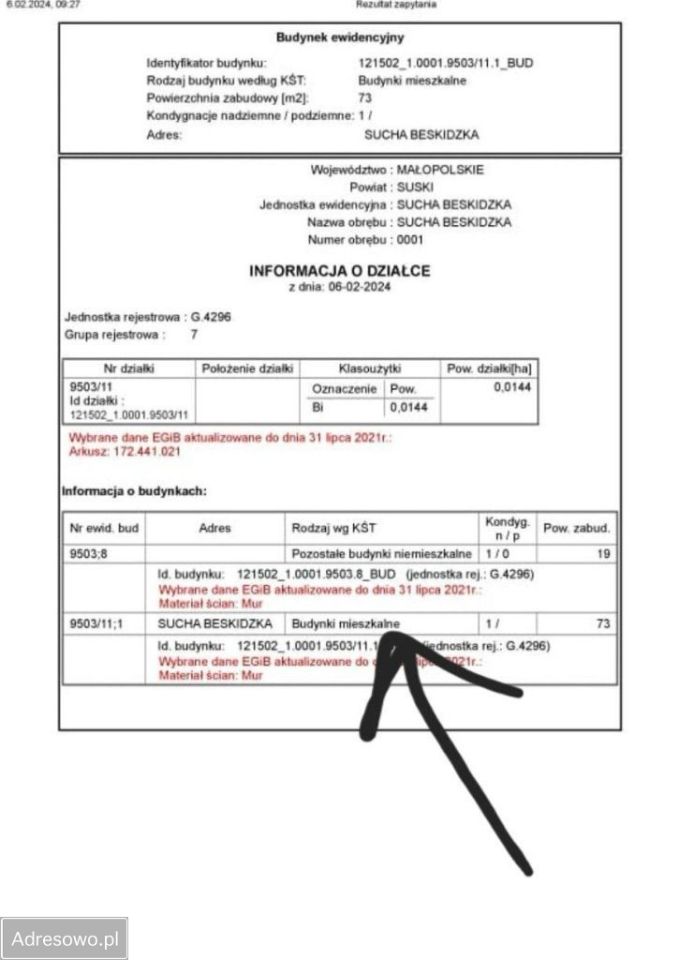 Lokal Sucha Beskidzka, ul. Adama Mickiewicza. Zdjęcie 13