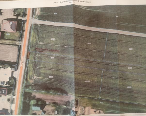 Działka budowlana Łaznowska Wola, ul. Południowa. Zdjęcie 2