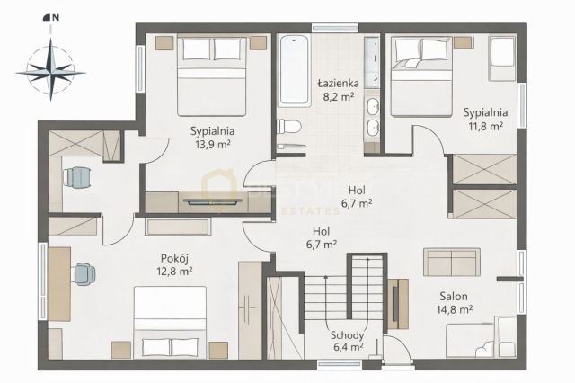 dom wolnostojący, 5 pokoi Kielce. Zdjęcie 6