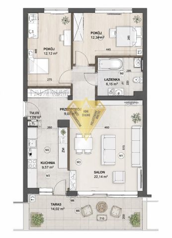 Mieszkanie 3-pokojowe Kielce Podkarczówka. Zdjęcie 21