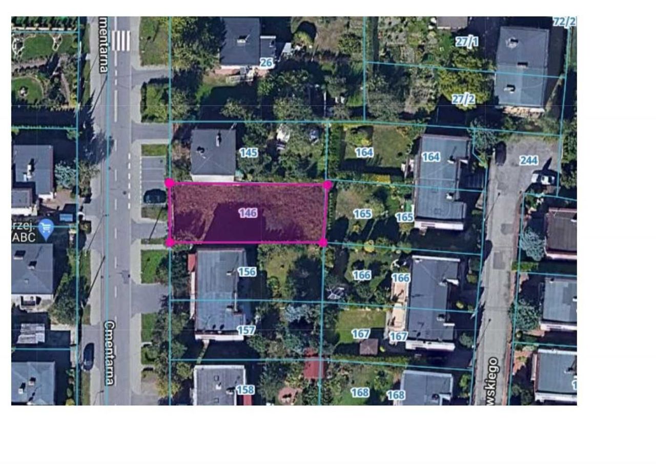 Działka budowlana Bydgoszcz Glinki, ul. Cmentarna