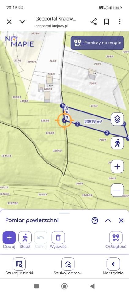 Działka leśna Turza Śląska, ul. Mszańska