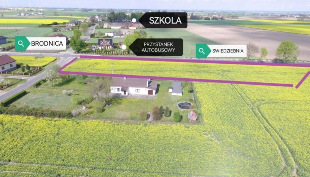 Działka rolno-budowlana Gortatowo. Zdjęcie 3