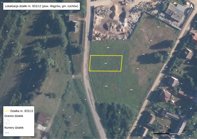 Działka budowlana Laski. Zdjęcie 1