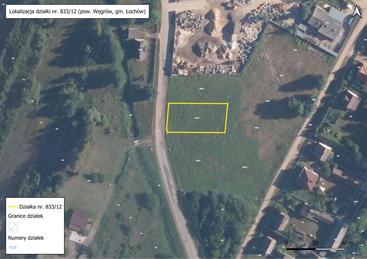 Działka budowlana Laski