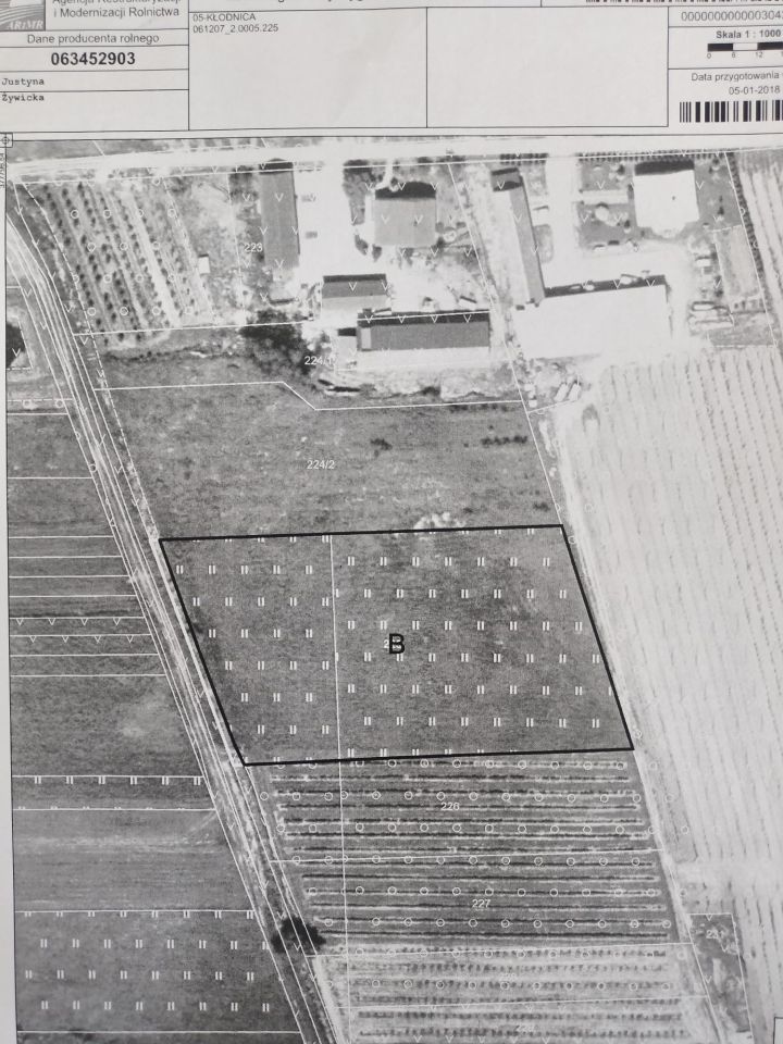 Działka rolna Kłodnica